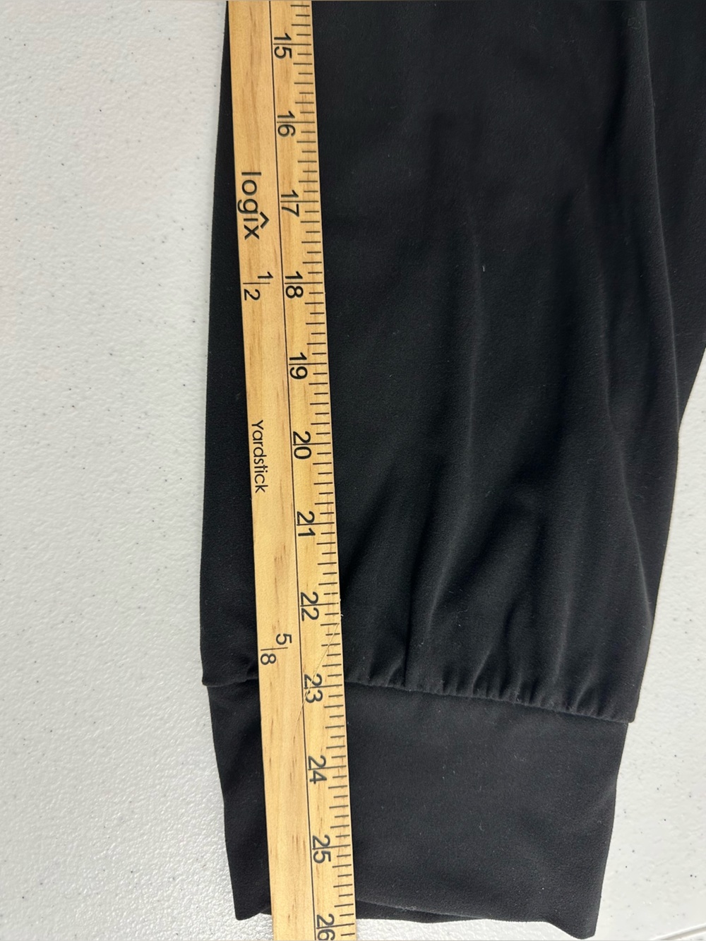 Athleta Sz Large Cruise Jogger in Powervita Black High Waist Pockets Womens - Picture 11 of 12